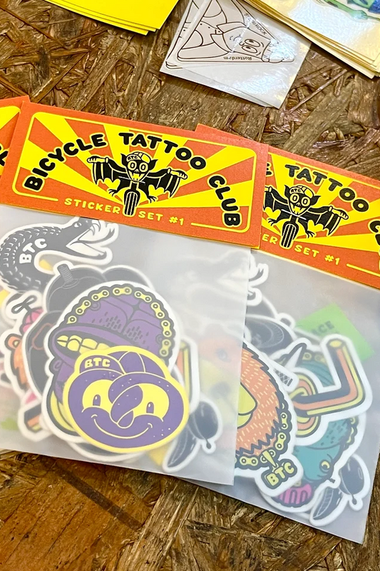 Bicycle Tattoo Club "sticker pack"