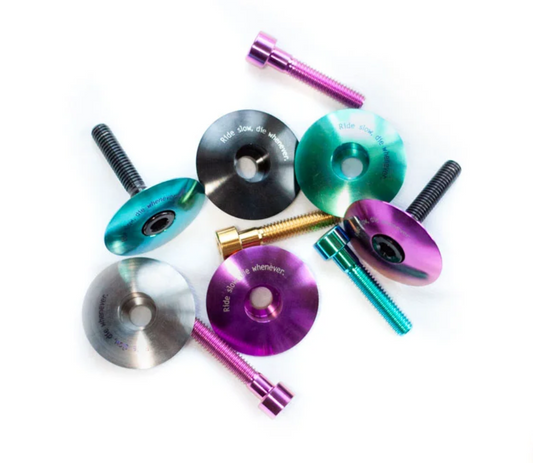 STRIDSLAND "Titanium Top Cap 1-1/8"