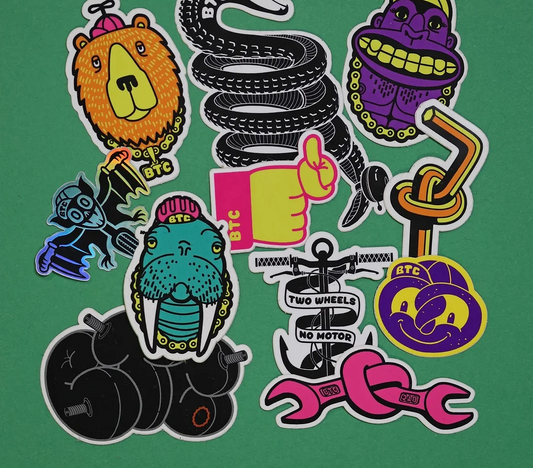 Bicycle Tattoo Club "sticker pack"