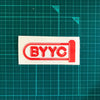 BYYC "Logo Sticker"