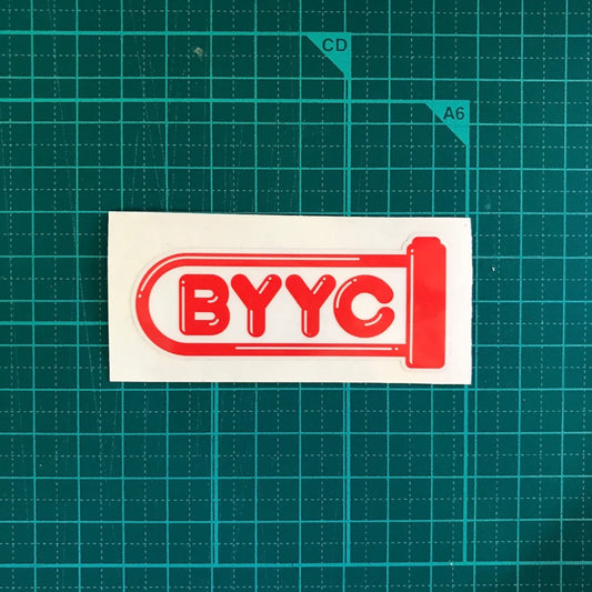 BYYC "Logo Sticker"