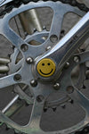 bike felix "ALUMINIUM SMILEY CRANKSET CAPS"