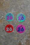 26 Inch Lifestyle "Circle Logo Stickers"