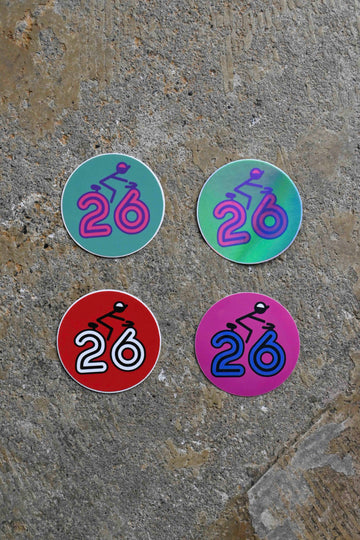 26 Inch Lifestyle "Circle Logo Stickers"