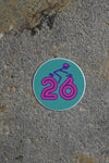 26 Inch Lifestyle "Circle Logo Stickers"