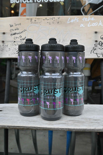 CRUST BIKES "disco water bottle (smoke)"