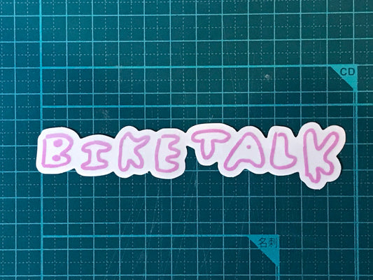 Gary’s Projects "BIKE TALK" sticker